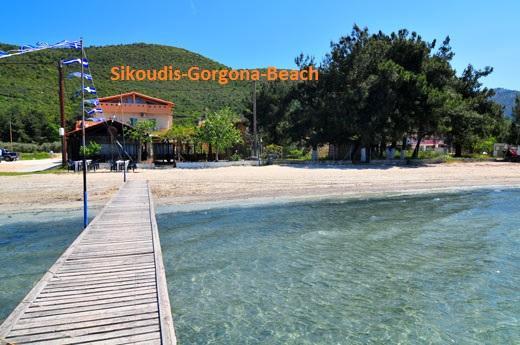 Sikoudis Gorgona Beach Skala Rachoni (Thasos) Exterior foto